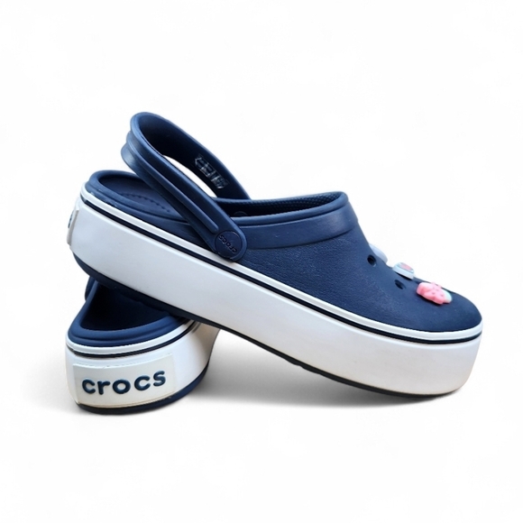 Crocs Women's Crocsband Platform Iconic Clogs Comfort W Charms Included Size 7 - Picture 6 of 13